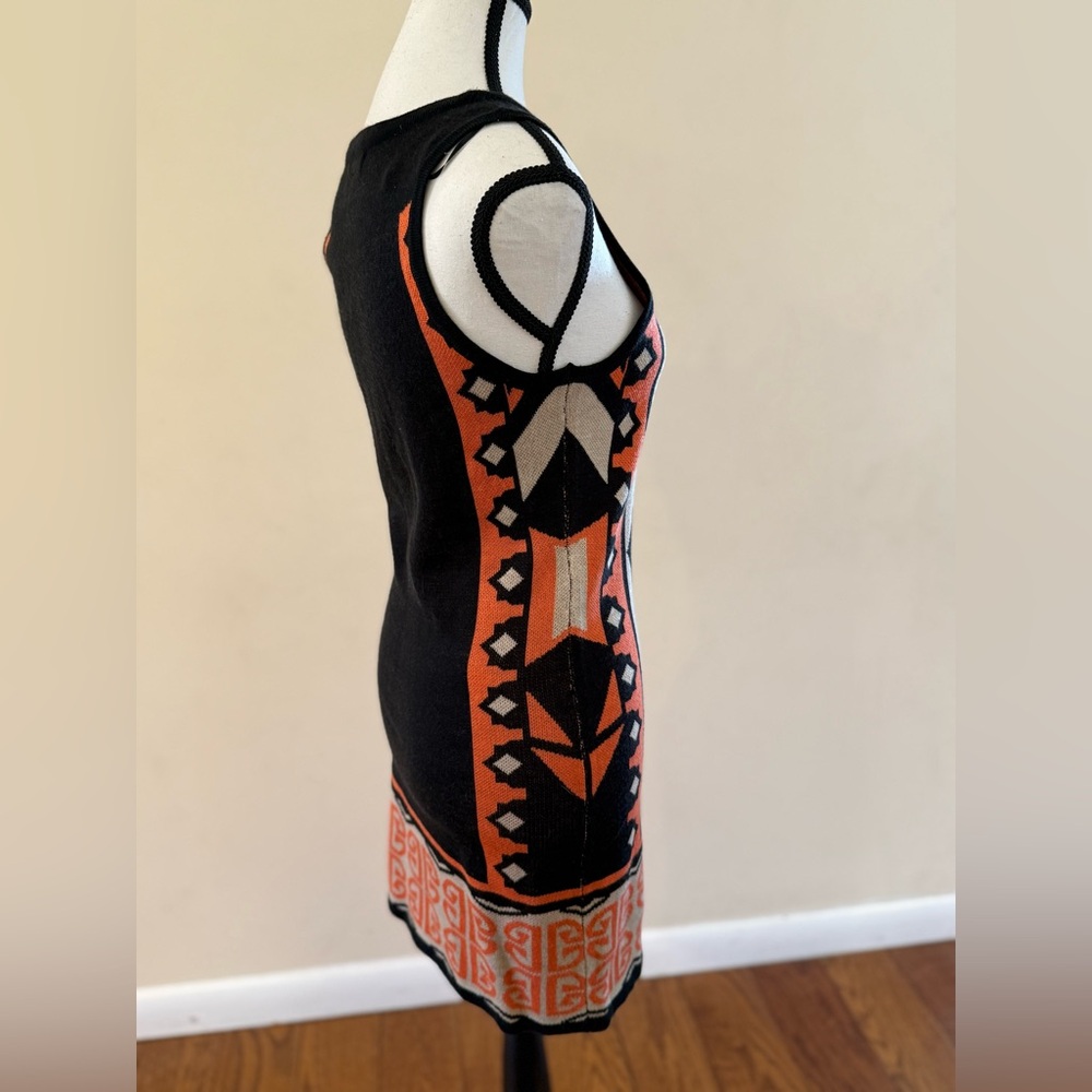 T/O Sleeveless Aztec print sweater dress - Picture 4 of 5